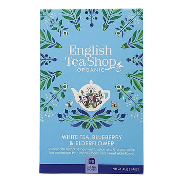 English Tea Shop White Tea Blueberry and Elderflower 20 bags